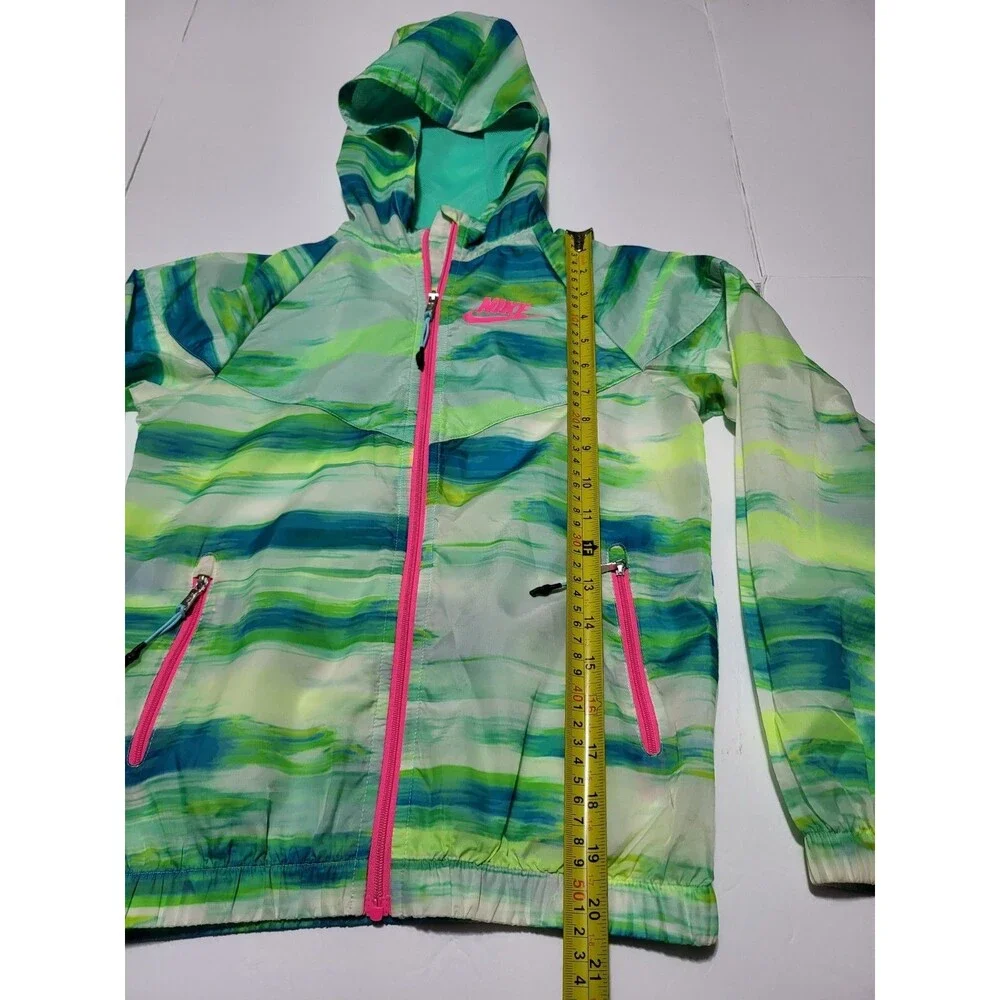 (#19) Nike Windrunner Multicolor Full-Zip Size Youth Medium Lightweight